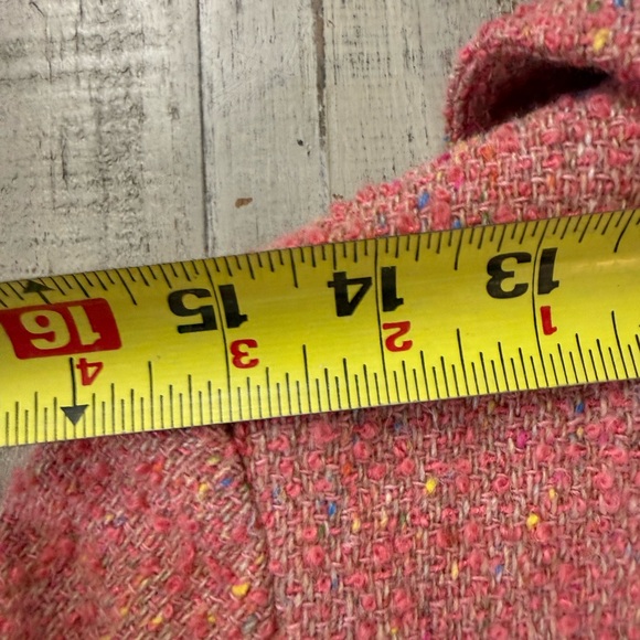 INC International Concepts Women's Pink Trench Coat wool blend size 2 - Picture 7 of 8